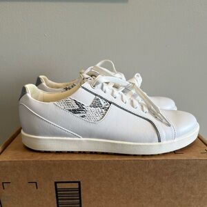 FootJoy Women's FJ Links White / Snake‎ Golf Cleats 98185 Multi Size 9.5 New